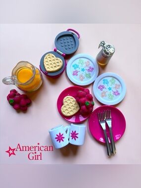American Girl Truly Me Retired Waffle Breakfast Set – Complete Plus Extras
